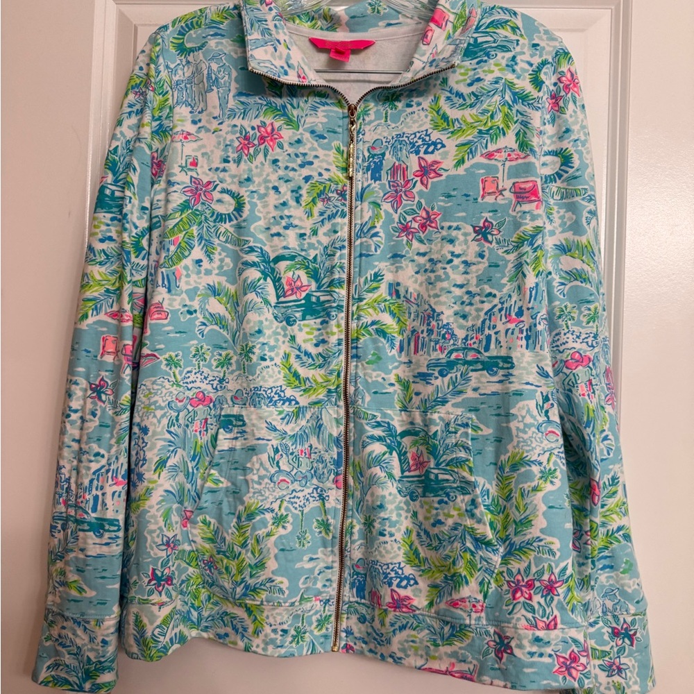 Lilly Pulitzer Betsey jacket in “what a lovely place”